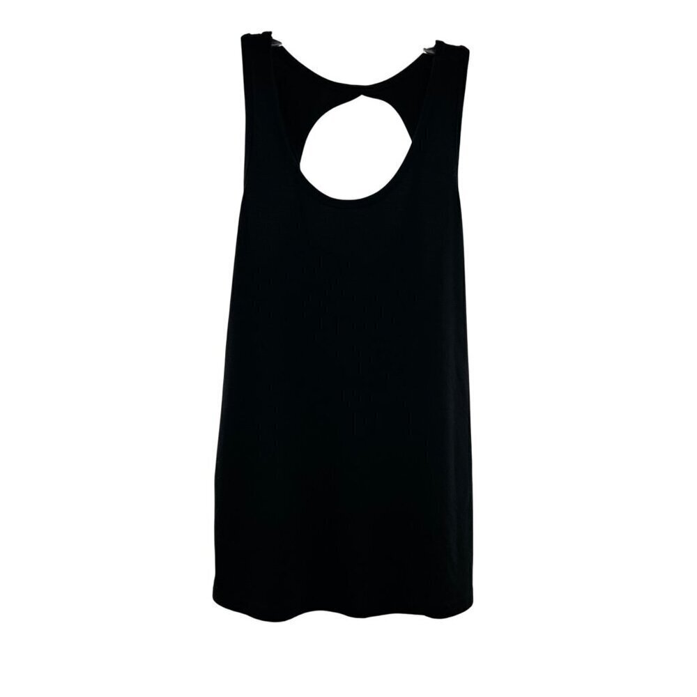 Zyia Active Women's Cut Out Back Tank Top Black Size XS